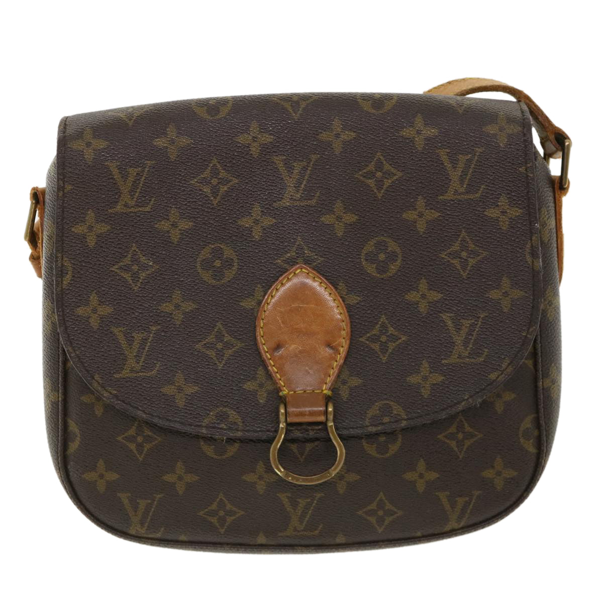 LOUIS VUITTON Monogram Saint Cloud GM Shoulder Bag M51242 LV Auth am3845