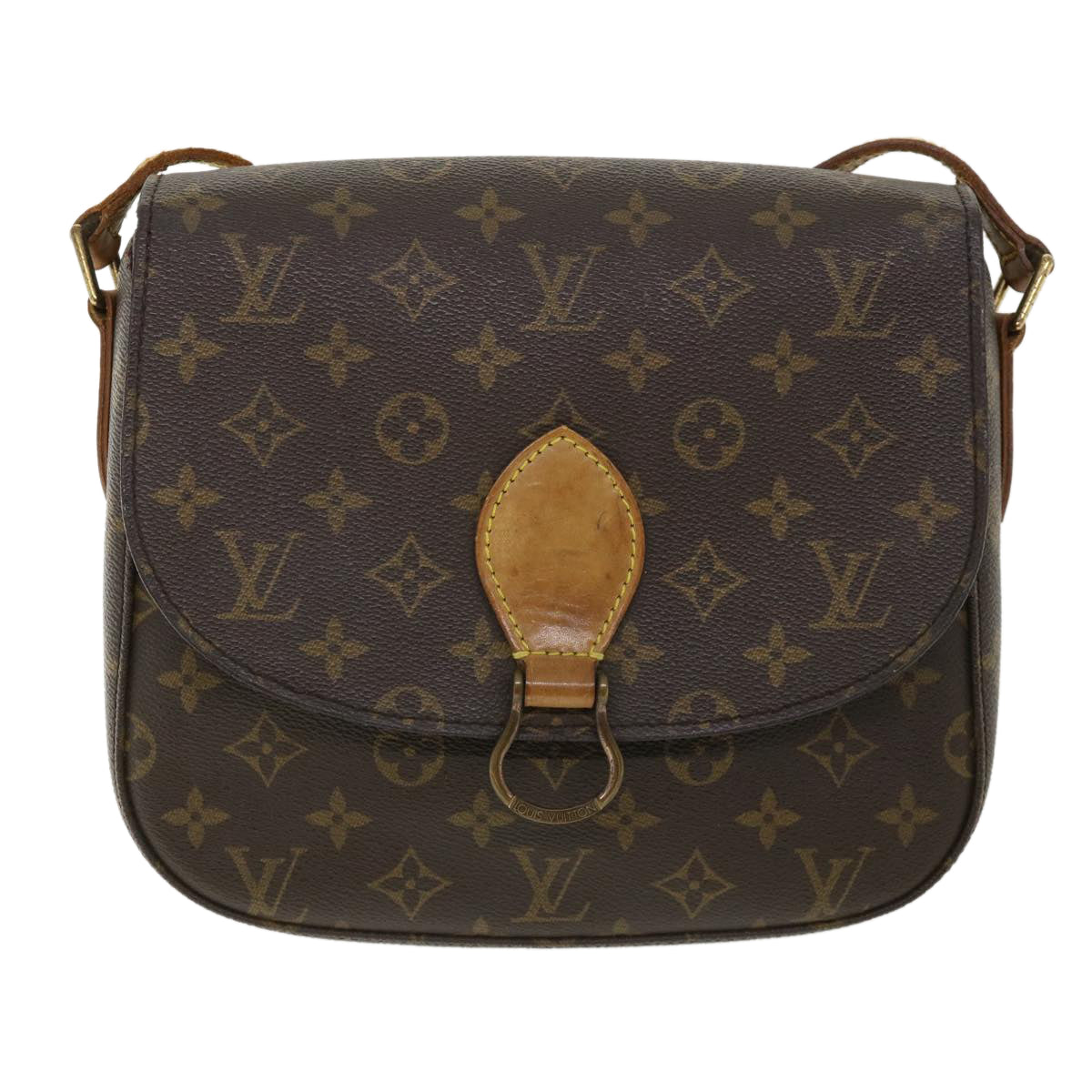 LOUIS VUITTON Monogram Saint Cloud GM Shoulder Bag M51242 LV Auth am3851