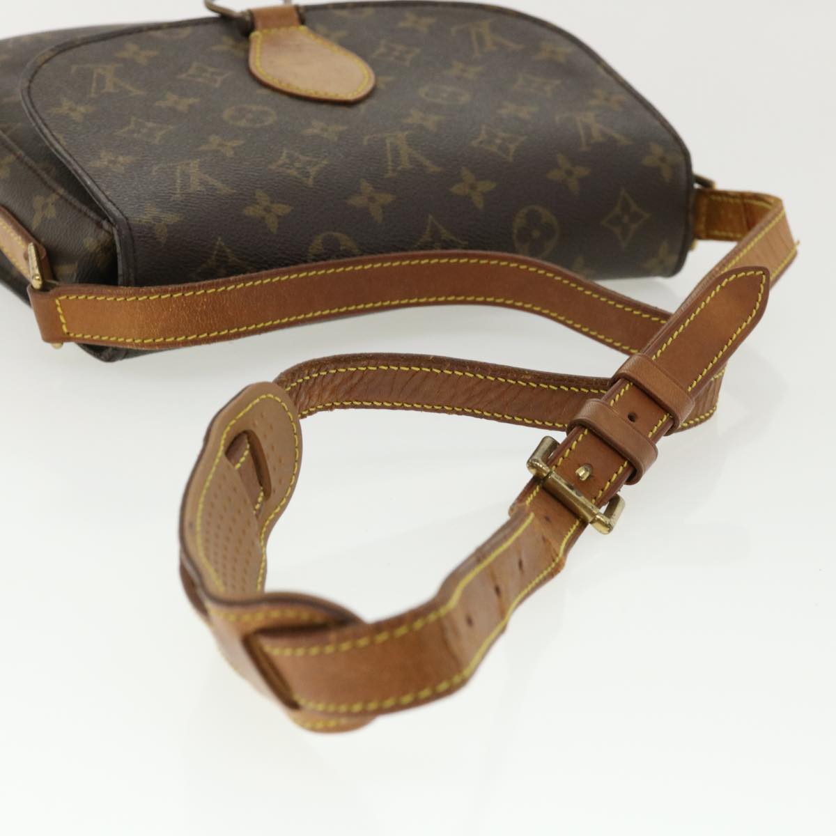 LOUIS VUITTON Monogram Saint Cloud GM Shoulder Bag M51242 LV Auth am3851