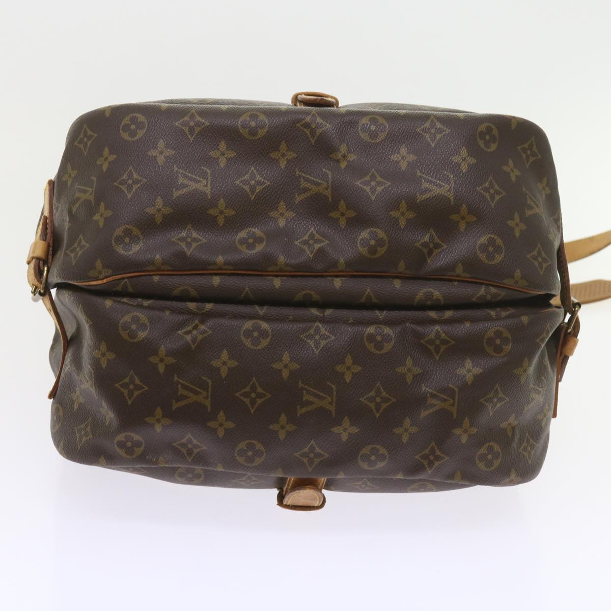 LOUIS VUITTON Monogram Saumur 35 Shoulder Bag M42254 LV Auth am3896