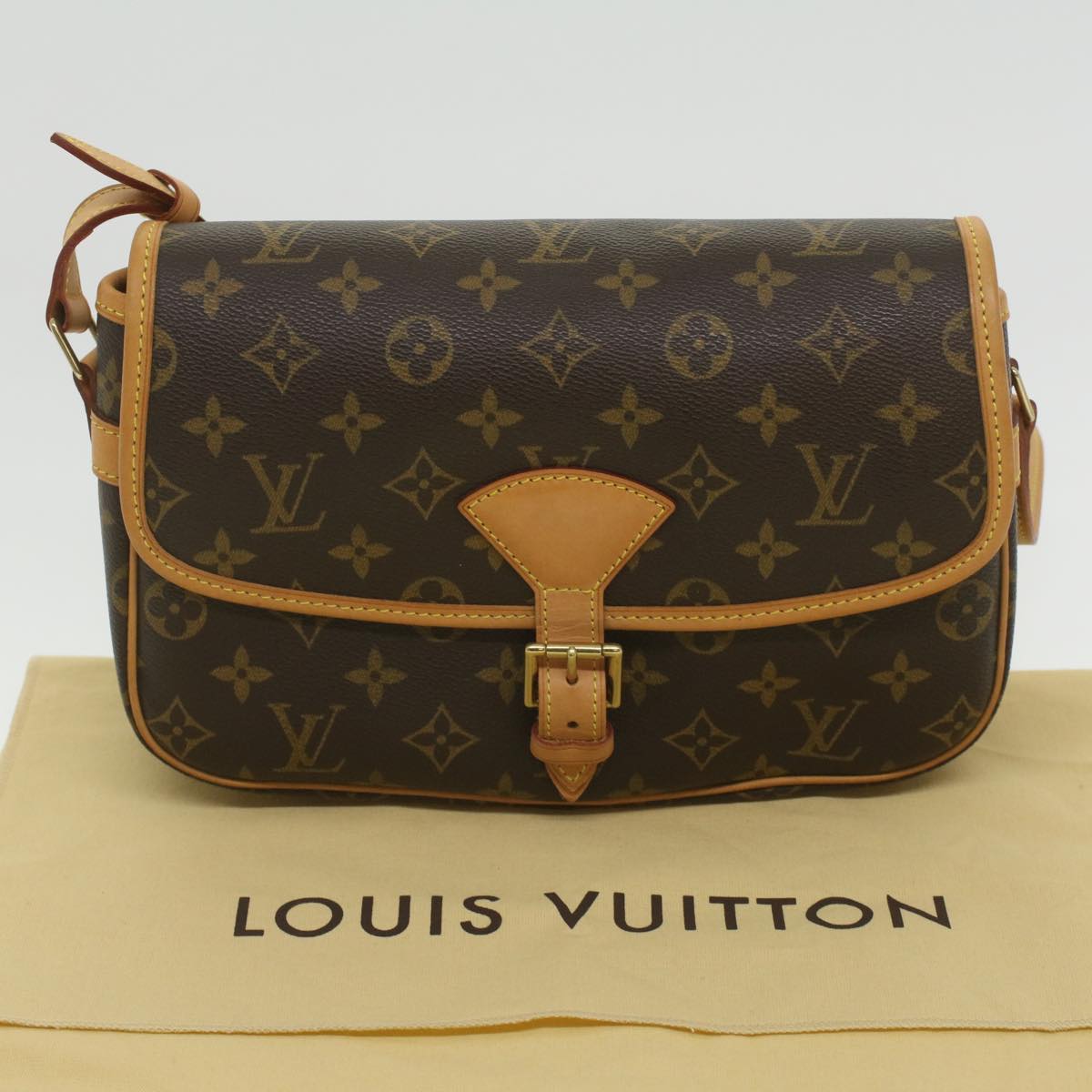 LOUIS VUITTON Monogram Sologne Shoulder Bag M42250 LV Auth am3909