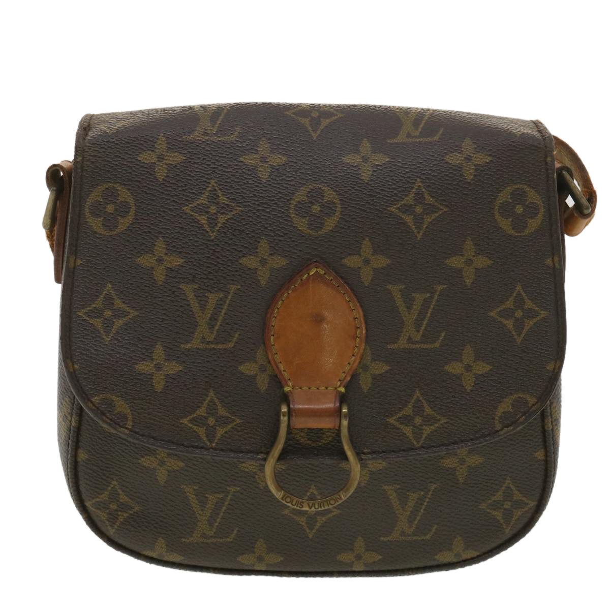 LOUIS VUITTON Monogram Saint Cloud MM Shoulder Bag M51243 LV Auth am3927