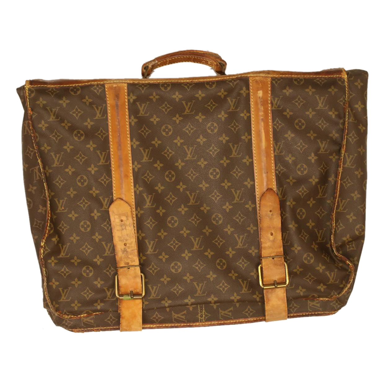 LOUIS VUITTON Monogram Carry Suiter Garment Cover M23522 LV Auth am3932