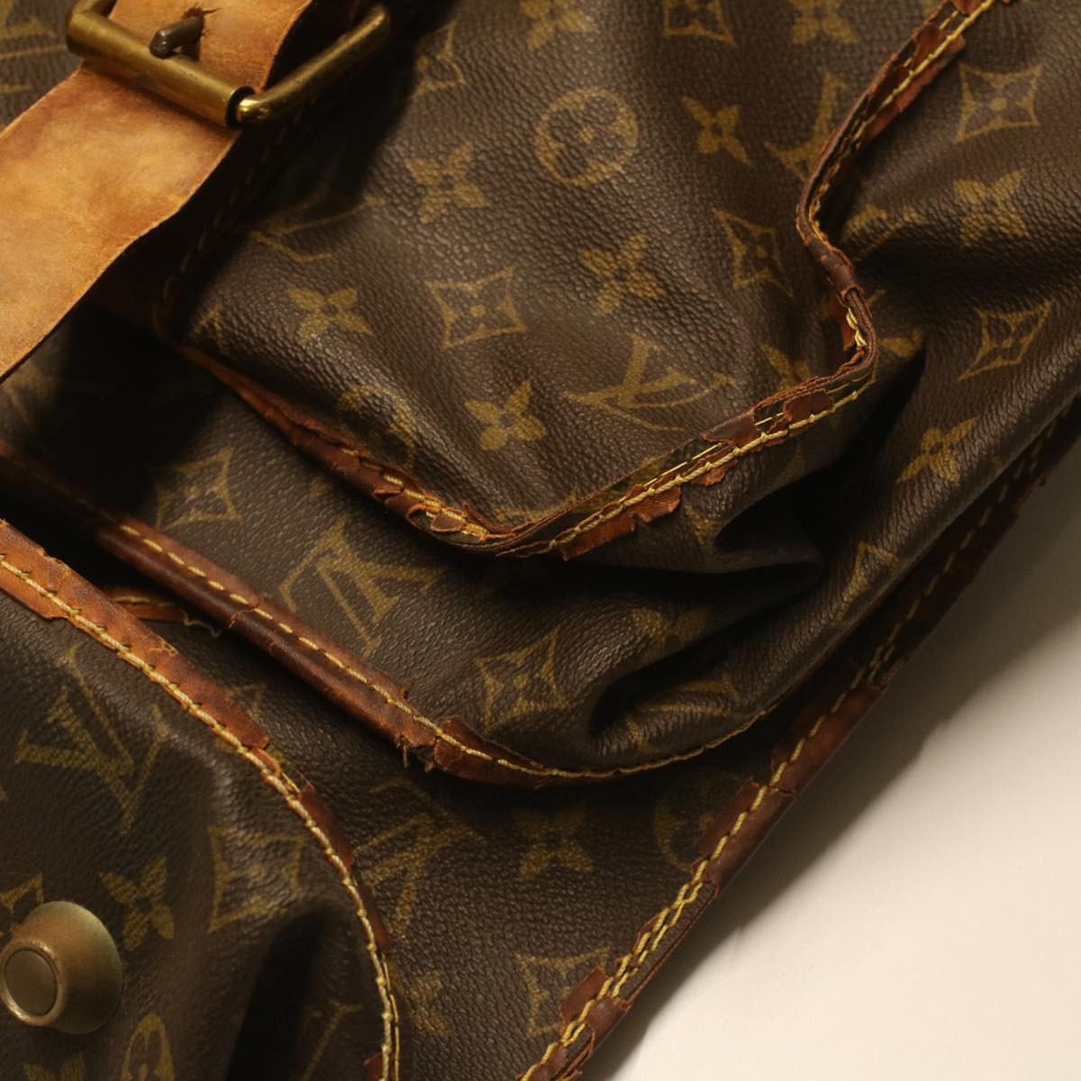 LOUIS VUITTON Monogram Carry Suiter Garment Cover M23522 LV Auth am3932