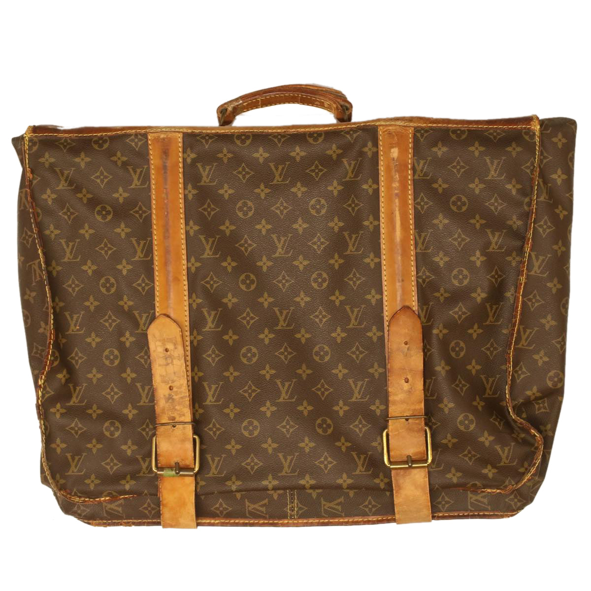 LOUIS VUITTON Monogram Carry Suiter Garment Cover M23522 LV Auth am3932