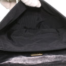 BALLY Chain Shoulder Bag Leather Black Auth am3952-12