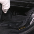 BALLY Chain Shoulder Bag Leather Black Auth am3952-19