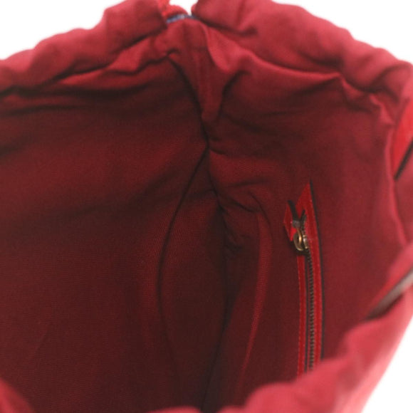 GUCCI Web Sherry Line Backpack Canvas Tricolor Red Blue Green 473872 Auth am3970