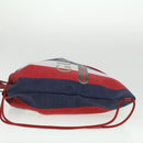 GUCCI Web Sherry Line Backpack Canvas Tricolor Red Blue Green 473872 Auth am3970-3