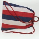 GUCCI Web Sherry Line Backpack Canvas Tricolor Red Blue Green 473872 Auth am3970-8