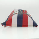 GUCCI Web Sherry Line Backpack Canvas Tricolor Red Blue Green 473872 Auth am3970-5