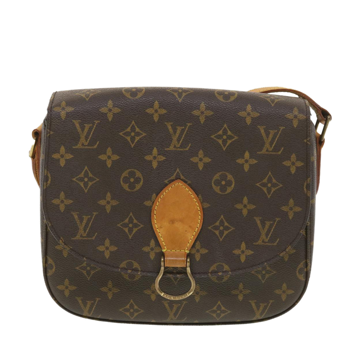 LOUIS VUITTON Monogram Saint Cloud GM Shoulder Bag M51242 LV Auth am3989