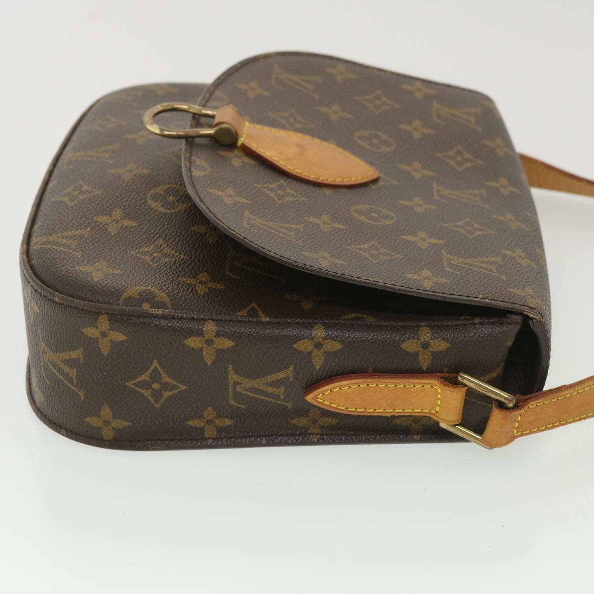 LOUIS VUITTON Monogram Saint Cloud GM Shoulder Bag M51242 LV Auth am3989