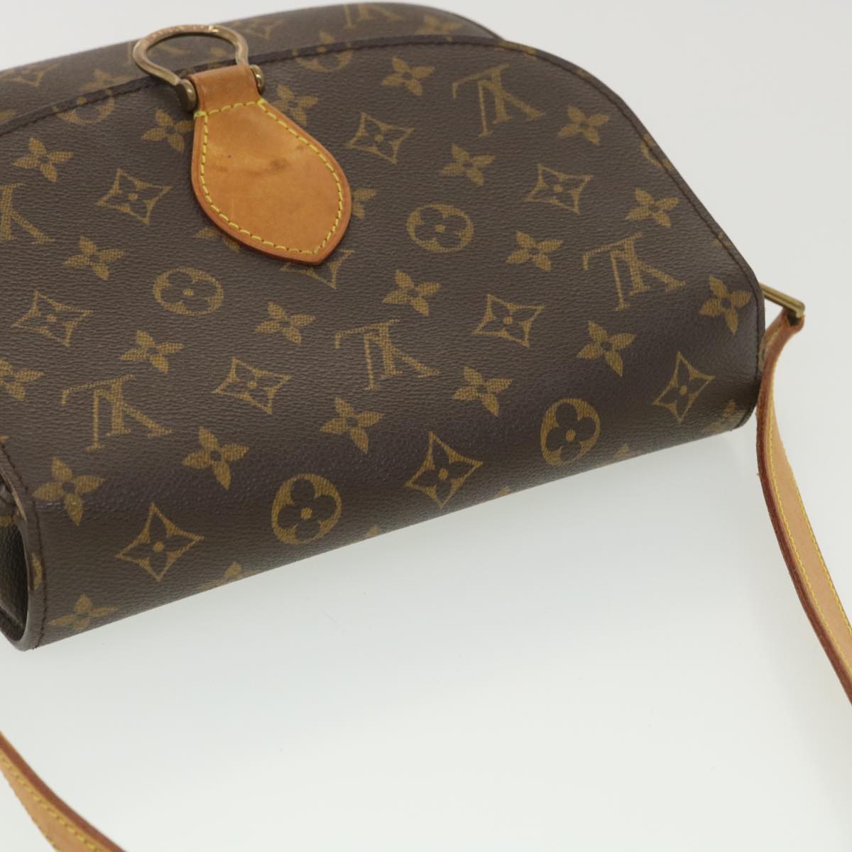 LOUIS VUITTON Monogram Saint Cloud GM Shoulder Bag M51242 LV Auth am3989