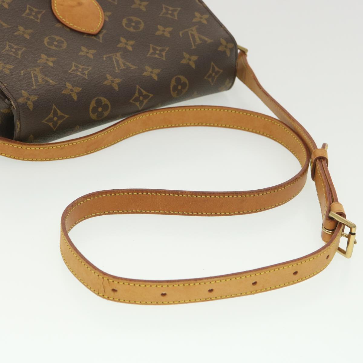 LOUIS VUITTON Monogram Saint Cloud GM Shoulder Bag M51242 LV Auth am3989