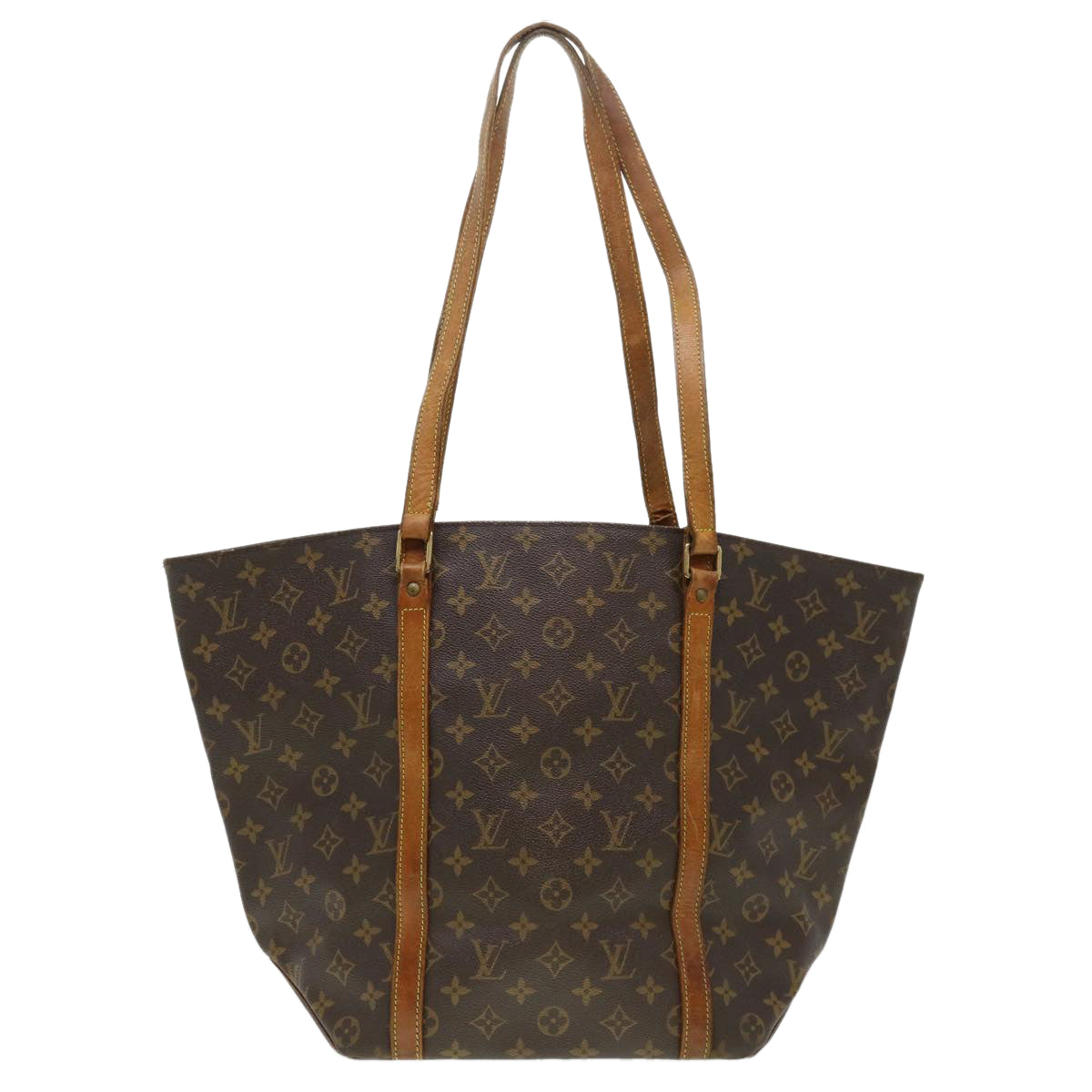 LOUIS VUITTON Monogram Sac Shopping Tote Bag M51108 LV Auth am4004