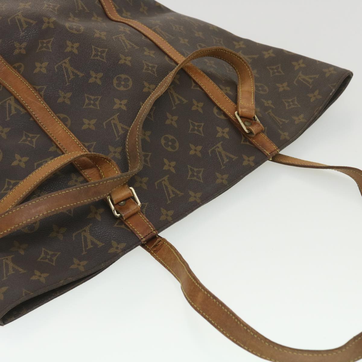 LOUIS VUITTON Monogram Sac Shopping Tote Bag M51108 LV Auth am4004