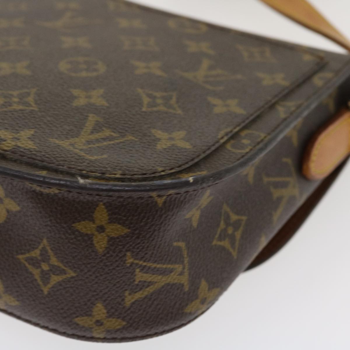 LOUIS VUITTON Monogram Saint Cloud GM Shoulder Bag Vintage M51242 LV Auth am4009