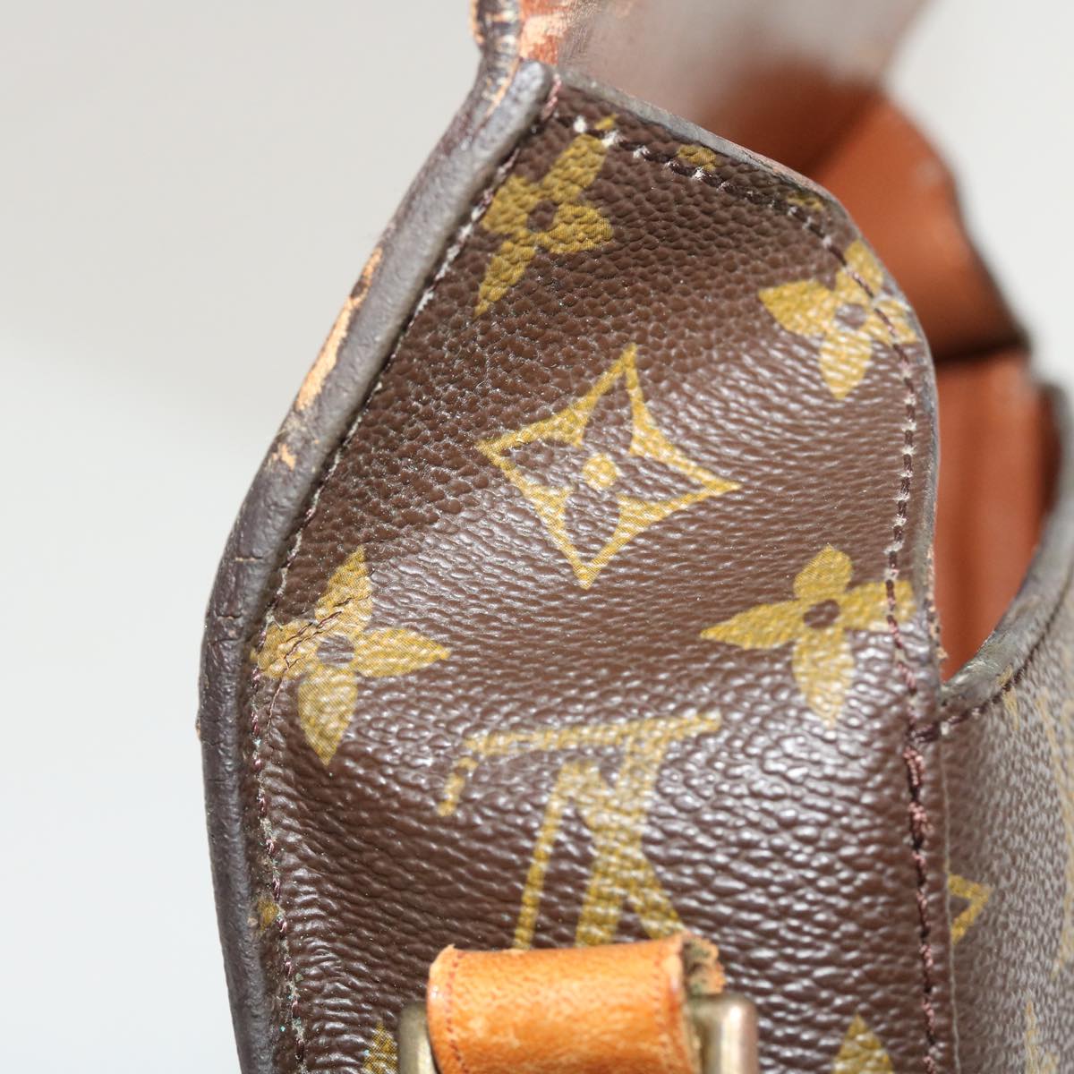 LOUIS VUITTON Monogram Saint Cloud GM Shoulder Bag Vintage M51242 LV Auth am4009