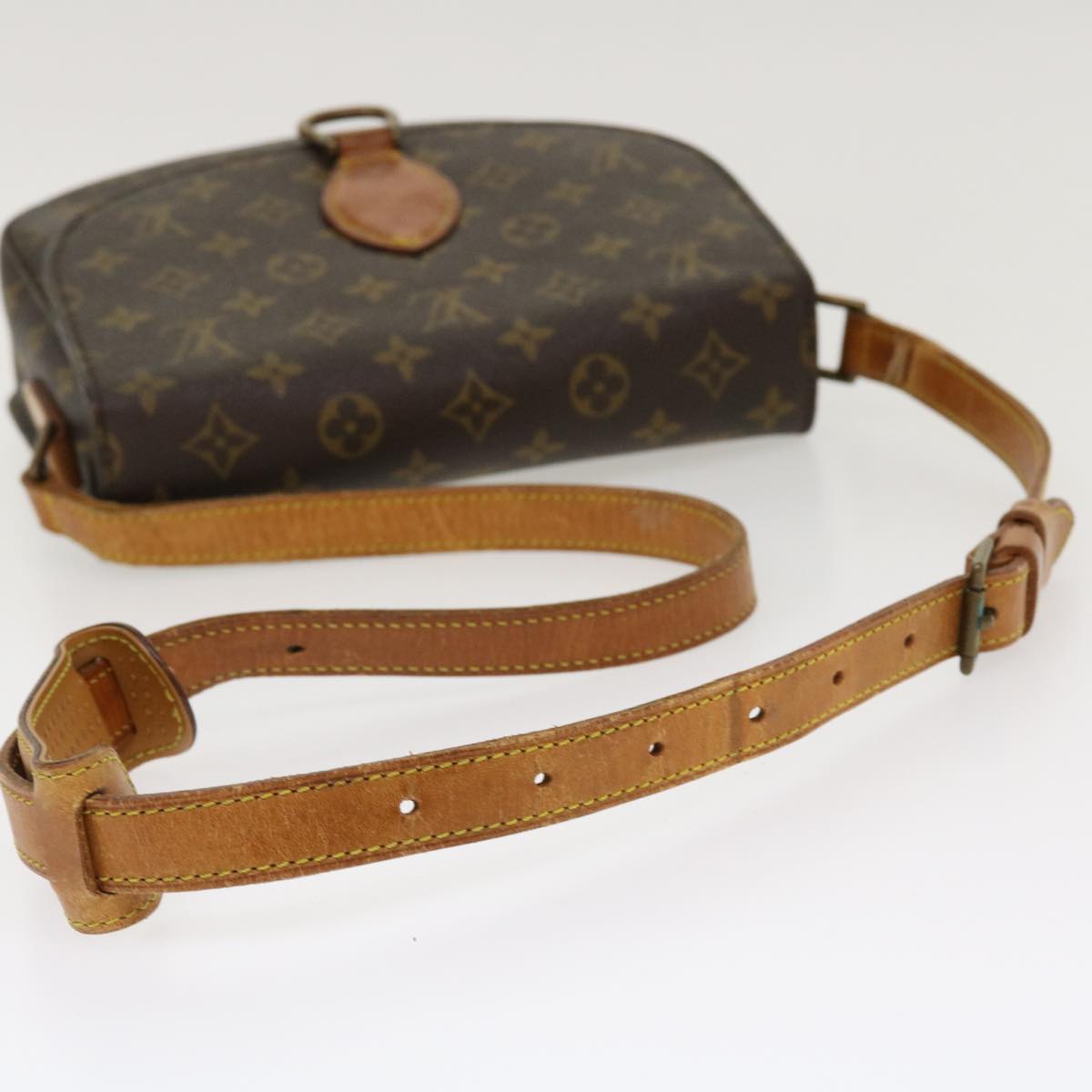 LOUIS VUITTON Monogram Saint Cloud GM Shoulder Bag Vintage M51242 LV Auth am4009