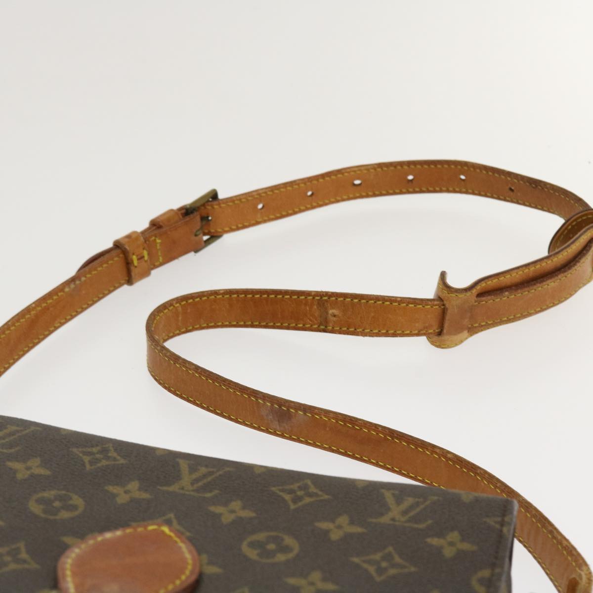 LOUIS VUITTON Monogram Saint Cloud GM Shoulder Bag Vintage M51242 LV Auth am4009