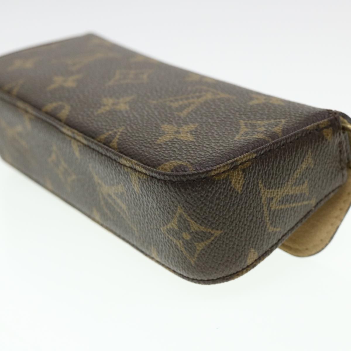 LOUIS VUITTON Monogram Pochette Lagoon Glasses Case M60008 LV Auth am4019