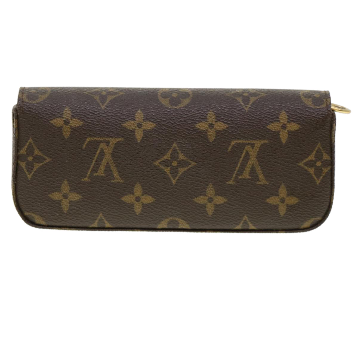 LOUIS VUITTON Monogram Pochette Lagoon Glasses Case M60008 LV Auth am4019