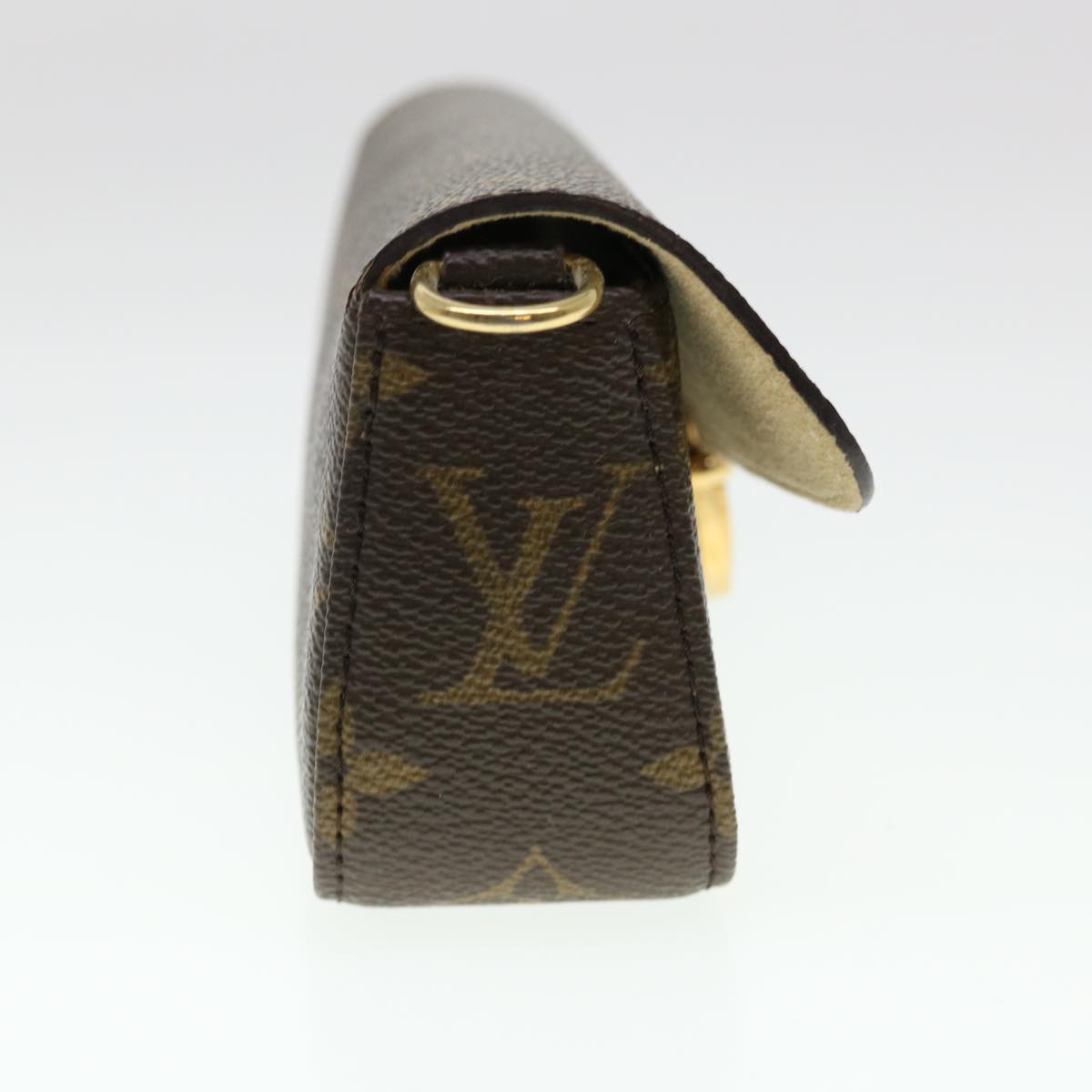 LOUIS VUITTON Monogram Pochette Lagoon Glasses Case M60008 LV Auth am4019