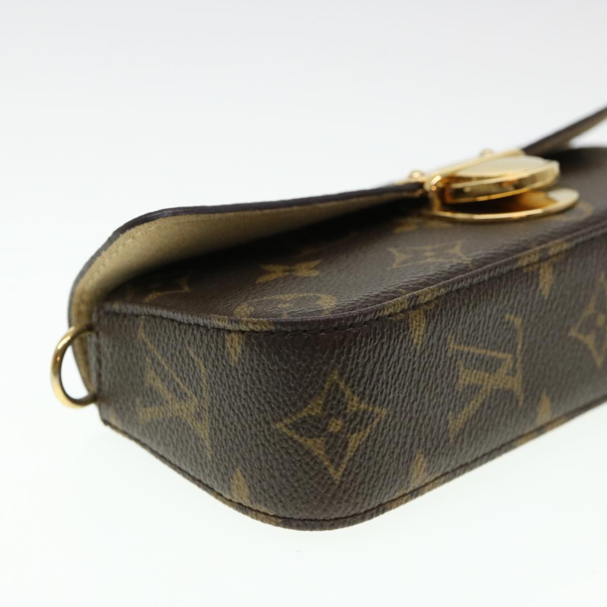 LOUIS VUITTON Monogram Pochette Lagoon Glasses Case M60008 LV Auth am4019