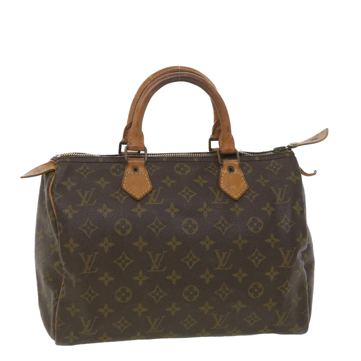 LOUIS VUITTON Monogram Speedy 30 Hand Bag M41526 LV Auth am4034