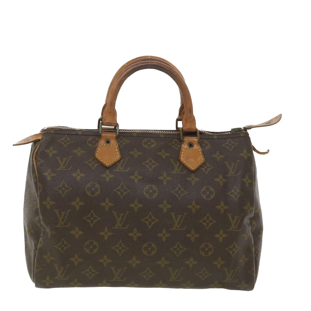 LOUIS VUITTON Monogram Speedy 30 Hand Bag M41526 LV Auth am4034