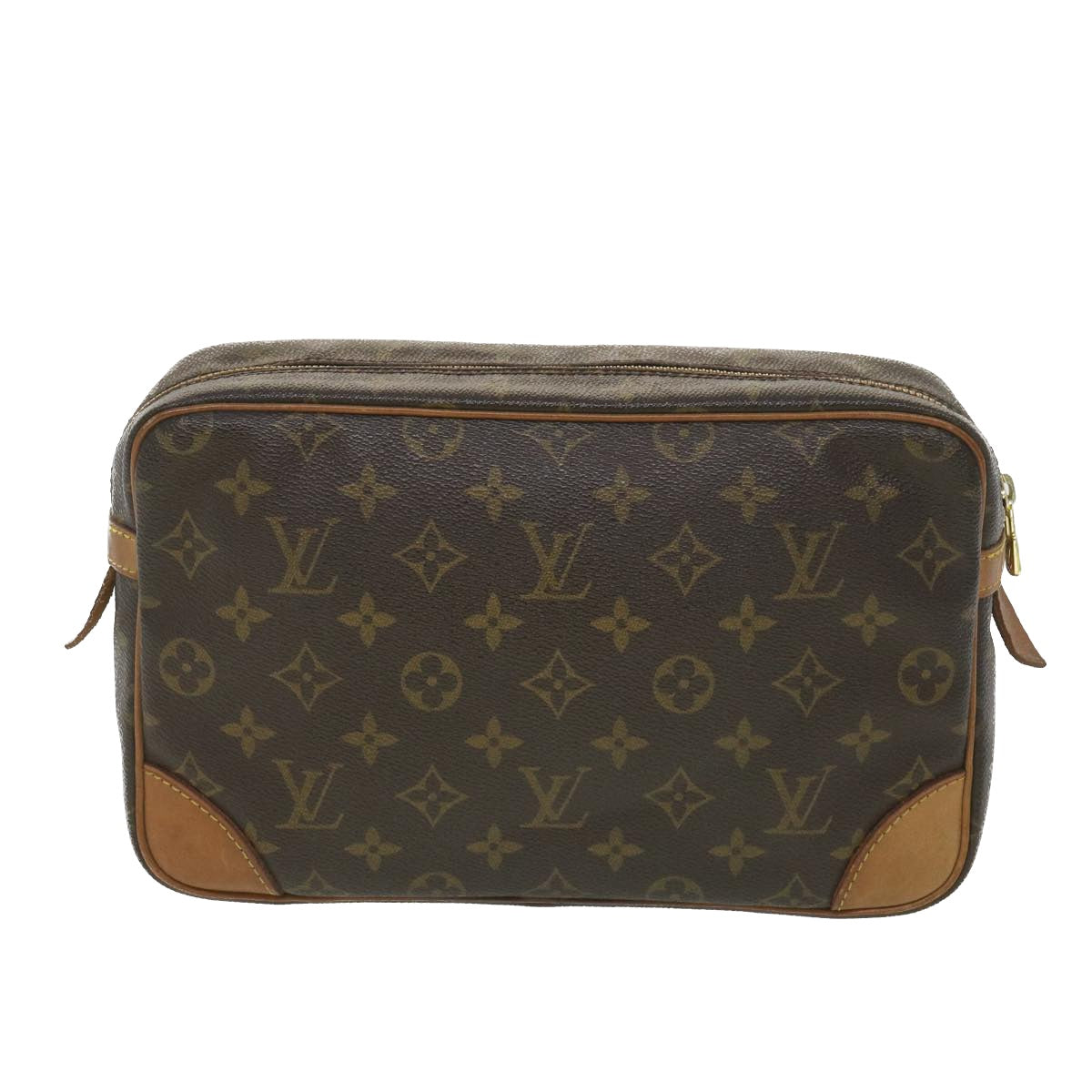 LOUIS VUITTON Monogram Compiegne 28 Clutch Bag M51845 LV Auth am4038 - 0