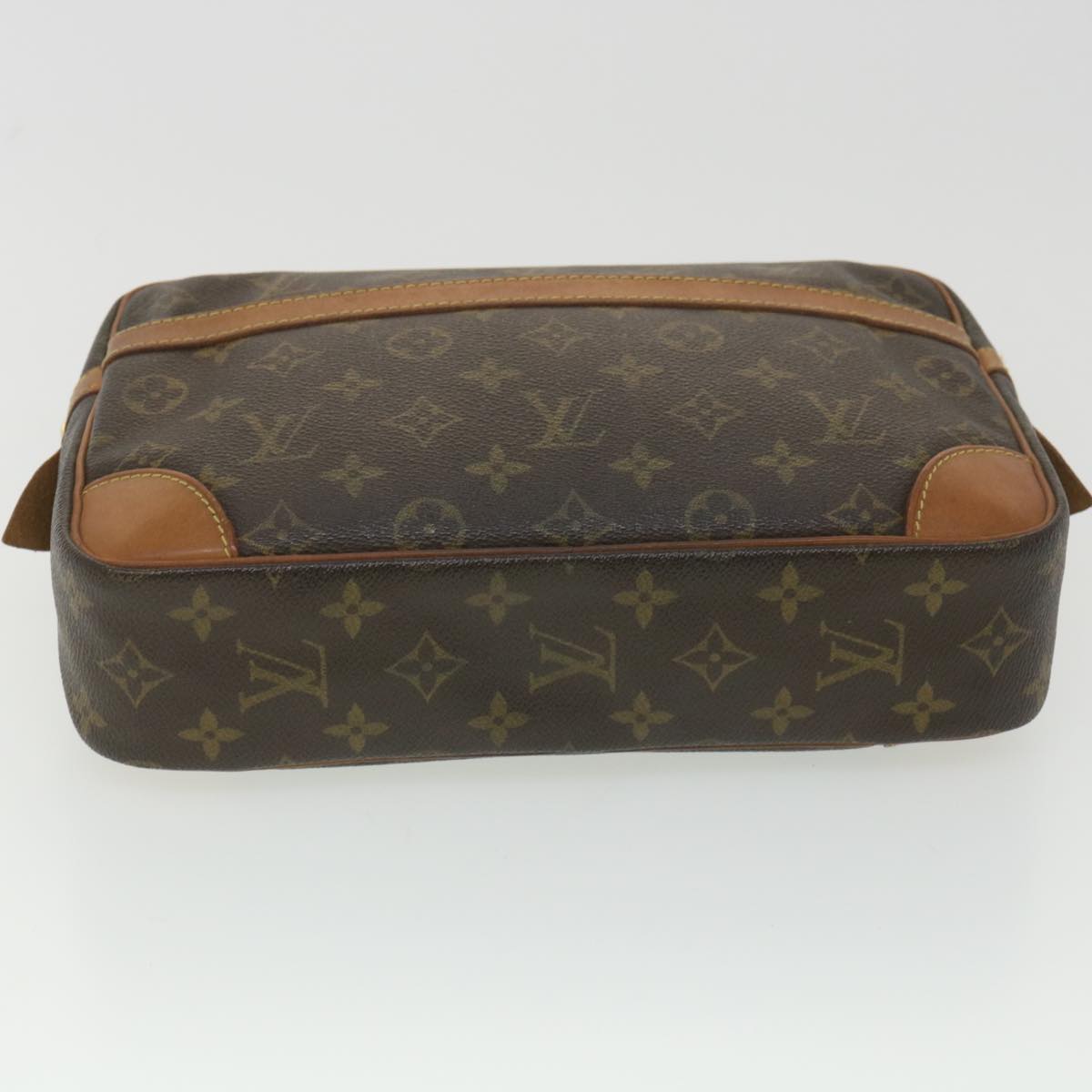 LOUIS VUITTON Monogram Compiegne 28 Clutch Bag M51845 LV Auth am4038