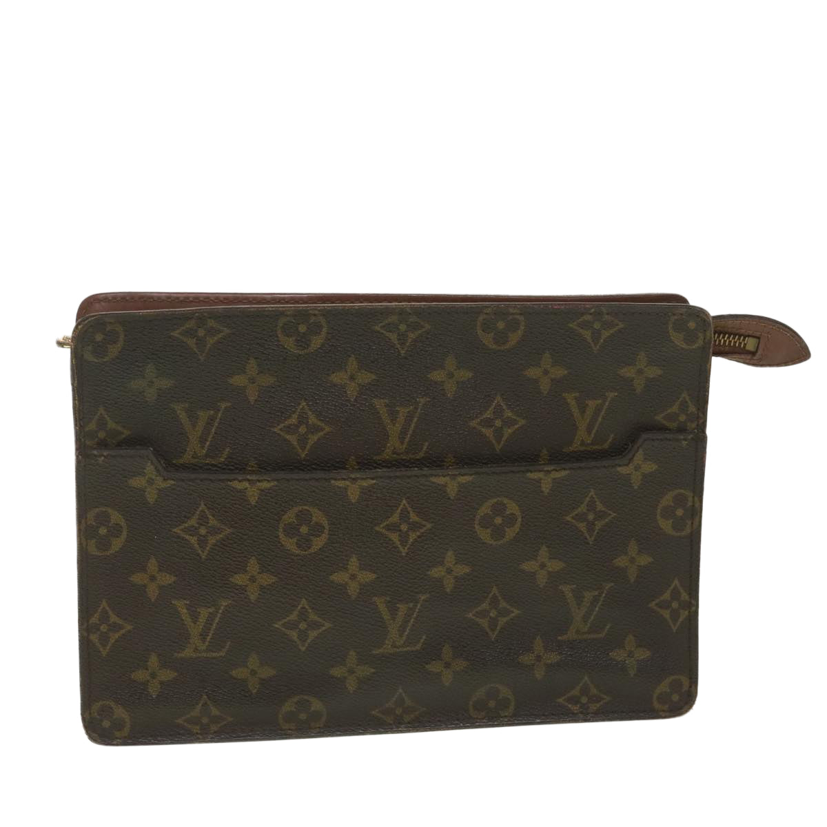 LOUIS VUITTON Monogram Pochette Homme Clutch Bag M51795 LV Auth am4041