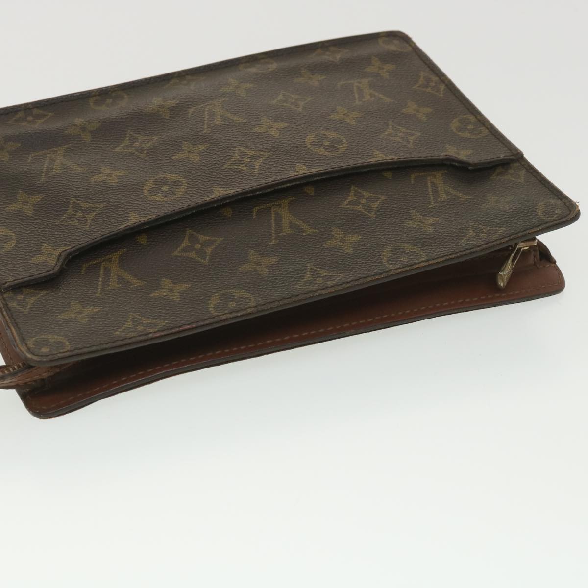 LOUIS VUITTON Monogram Pochette Homme Clutch Bag M51795 LV Auth am4041