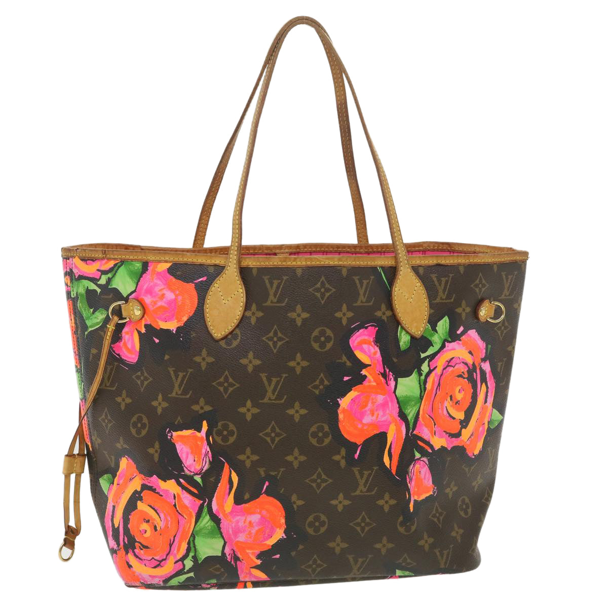 LOUIS VUITTON Monogram Rose Neverfull MM Tote Bag M48613 LV Auth am4043