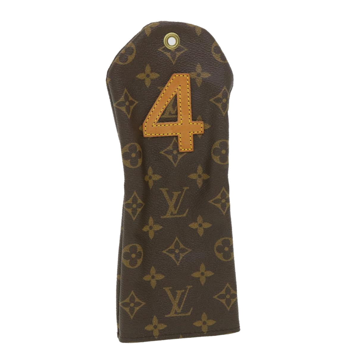 LOUIS VUITTON Monogram Golf Club Headcovers For Number 4 M58244 LV Auth am4063