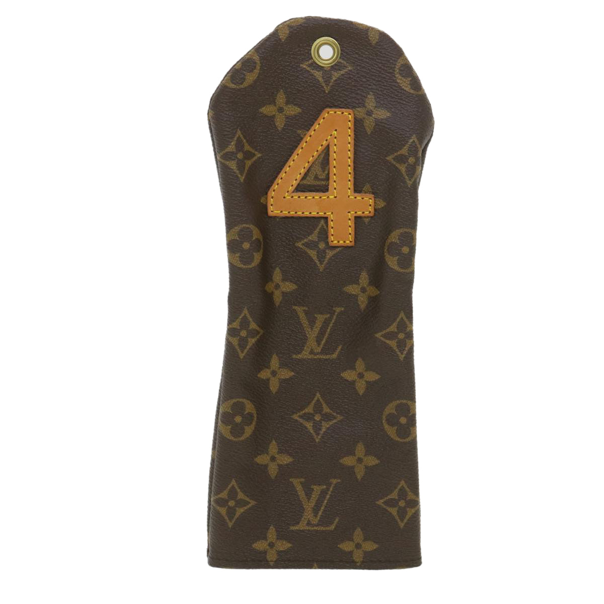 LOUIS VUITTON Monogram Golf Club Headcovers For Number 4 M58244 LV Auth am4063