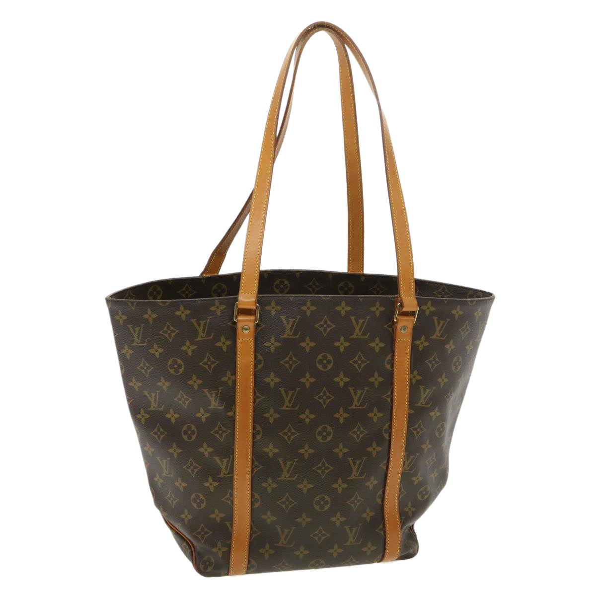 LOUIS VUITTON Monogram Sac Shopping Tote Bag M51108 LV Auth am4111