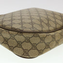 GUCCI GG Canvas Web Sherry Line Clutch Bag Beige Red Green Auth am4114-16