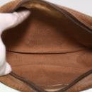 GUCCI GG Canvas Web Sherry Line Clutch Bag Beige Red Green Auth am4114-10