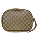 GUCCI GG Canvas Web Sherry Line Clutch Bag Beige Red Green Auth am4114-2