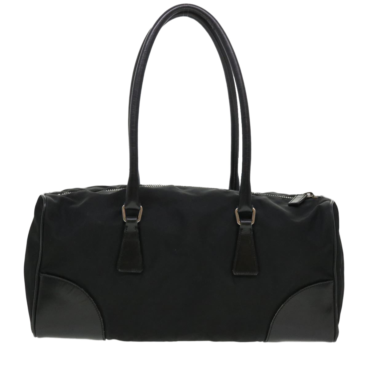 PRADA Shoulder Bag Nylon Black Auth am4126