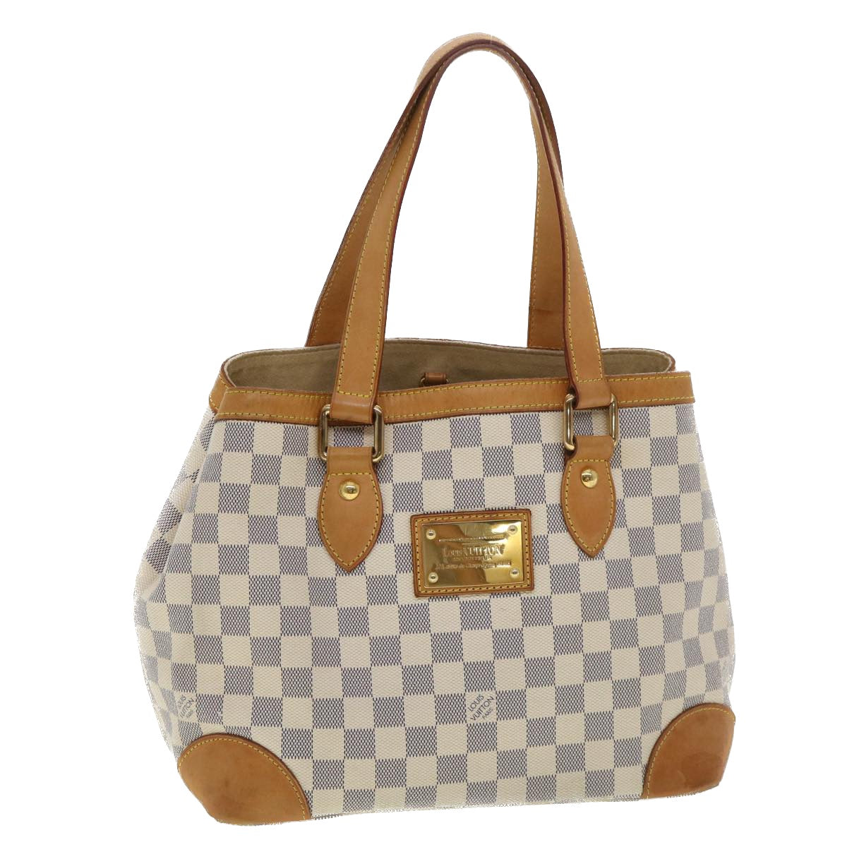 LOUIS VUITTON Damier Azur Hampstead PM Tote Bag N51207 LV Auth am4127