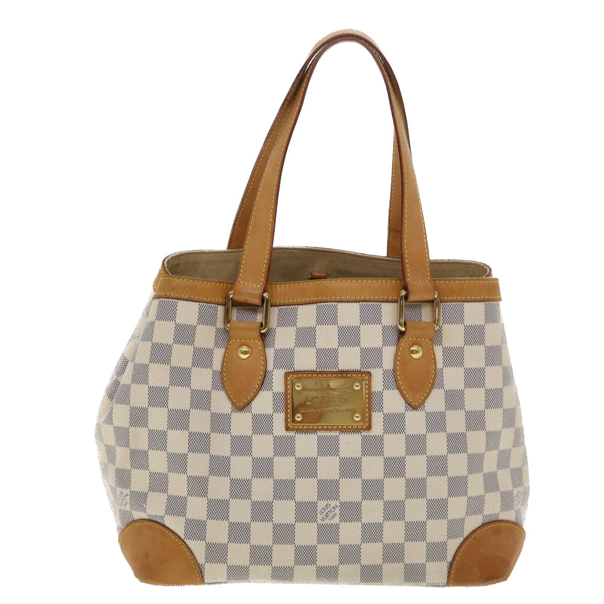 LOUIS VUITTON Damier Azur Hampstead PM Tote Bag N51207 LV Auth am4127