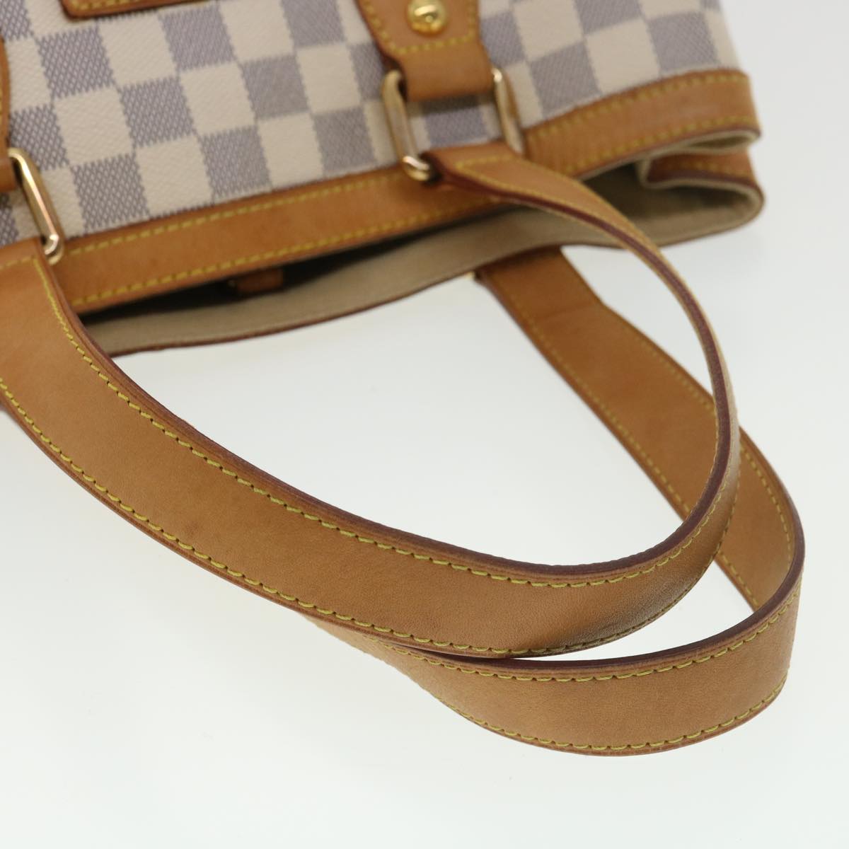 LOUIS VUITTON Damier Azur Hampstead PM Tote Bag N51207 LV Auth am4127