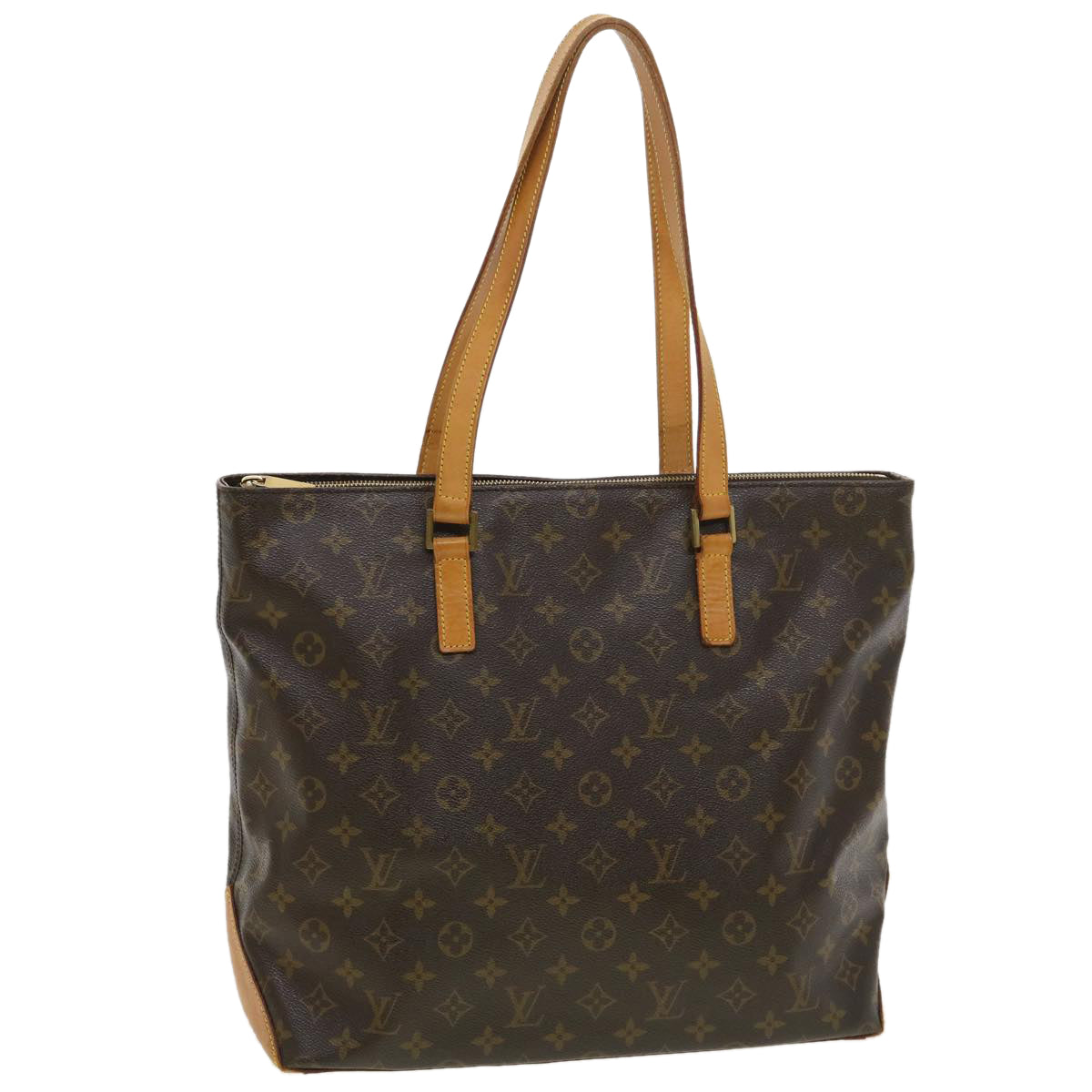 LOUIS VUITTON Monogram Cabas Mezzo Tote Bag M51151 LV Auth am4135