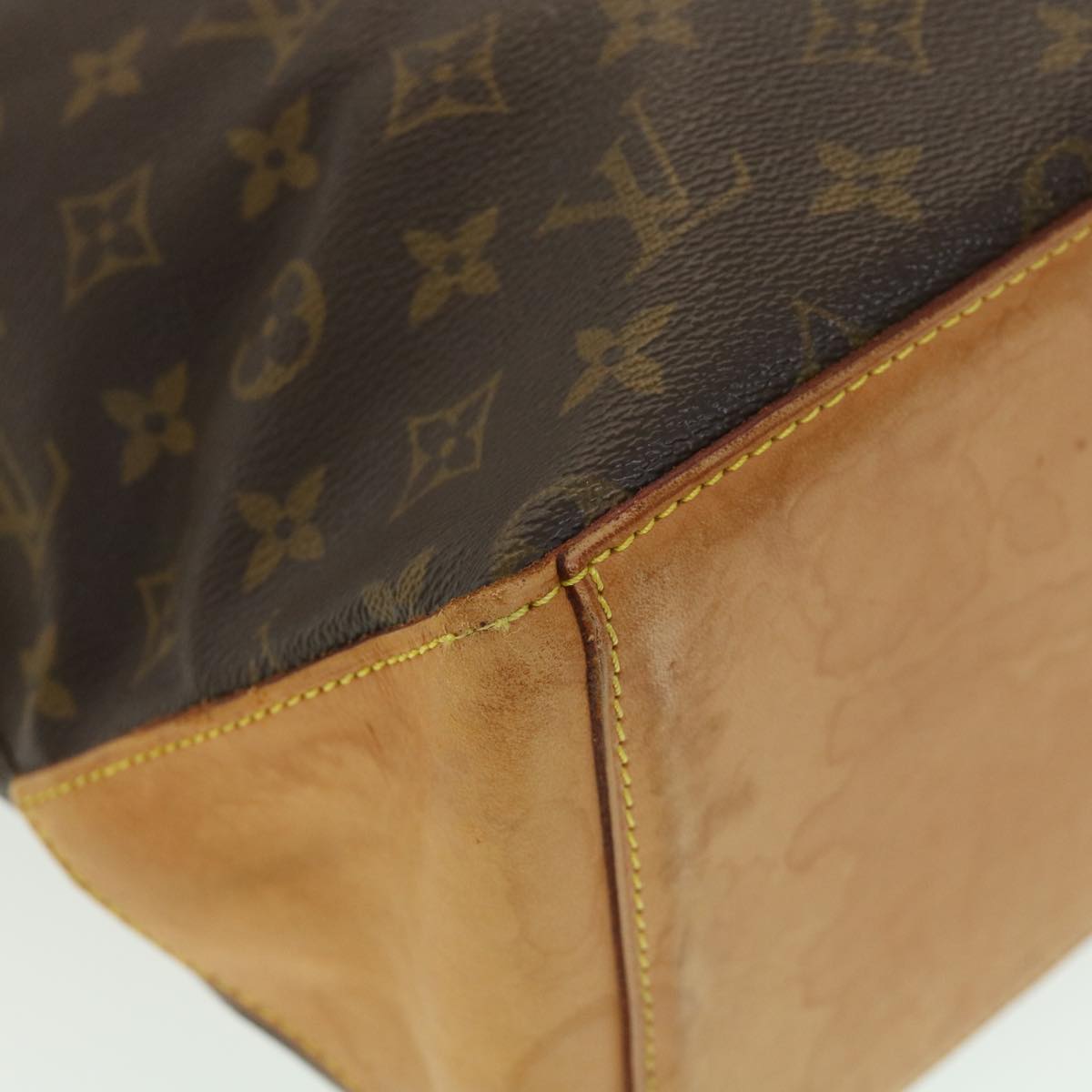 LOUIS VUITTON Monogram Cabas Mezzo Tote Bag M51151 LV Auth am4135