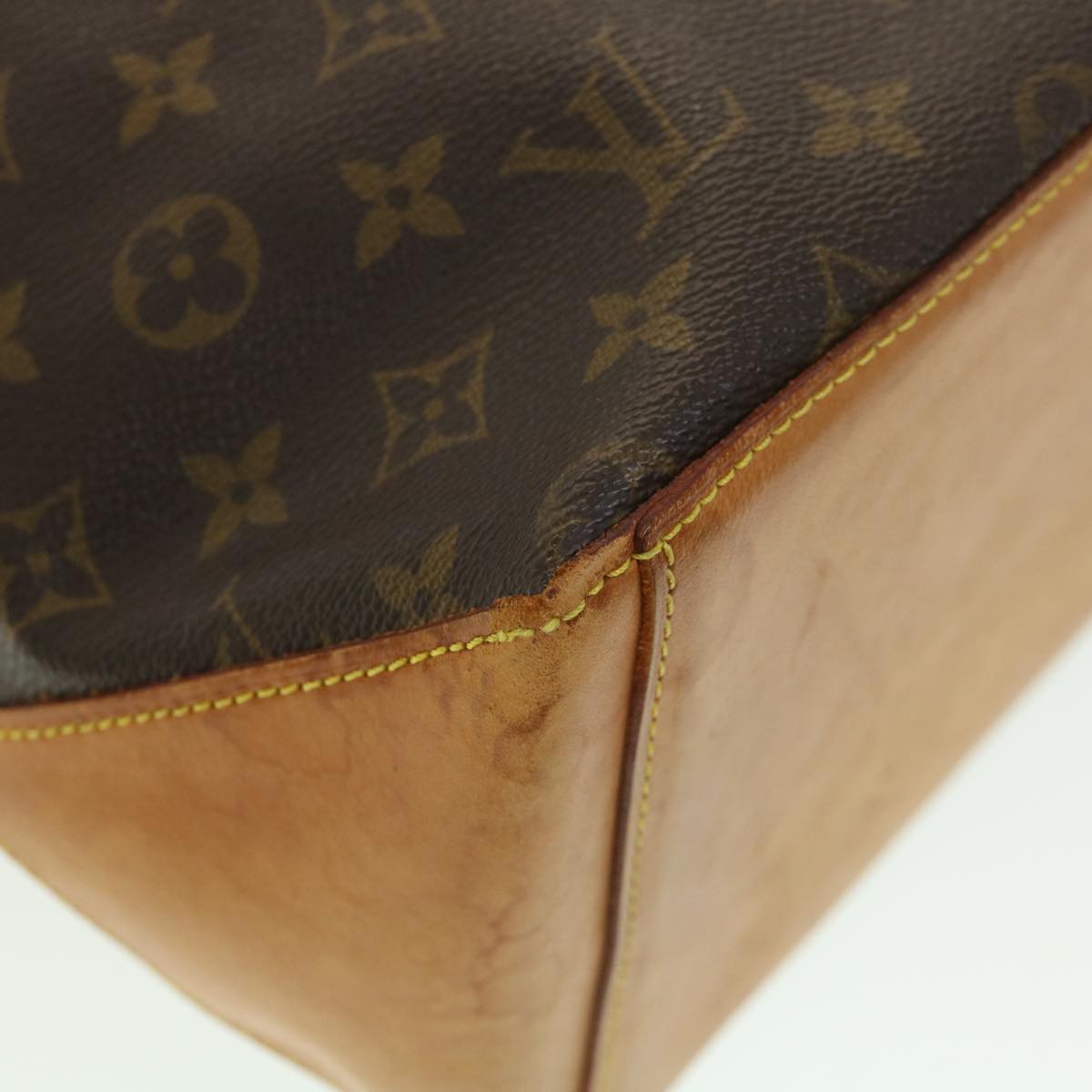 LOUIS VUITTON Monogram Cabas Mezzo Tote Bag M51151 LV Auth am4135