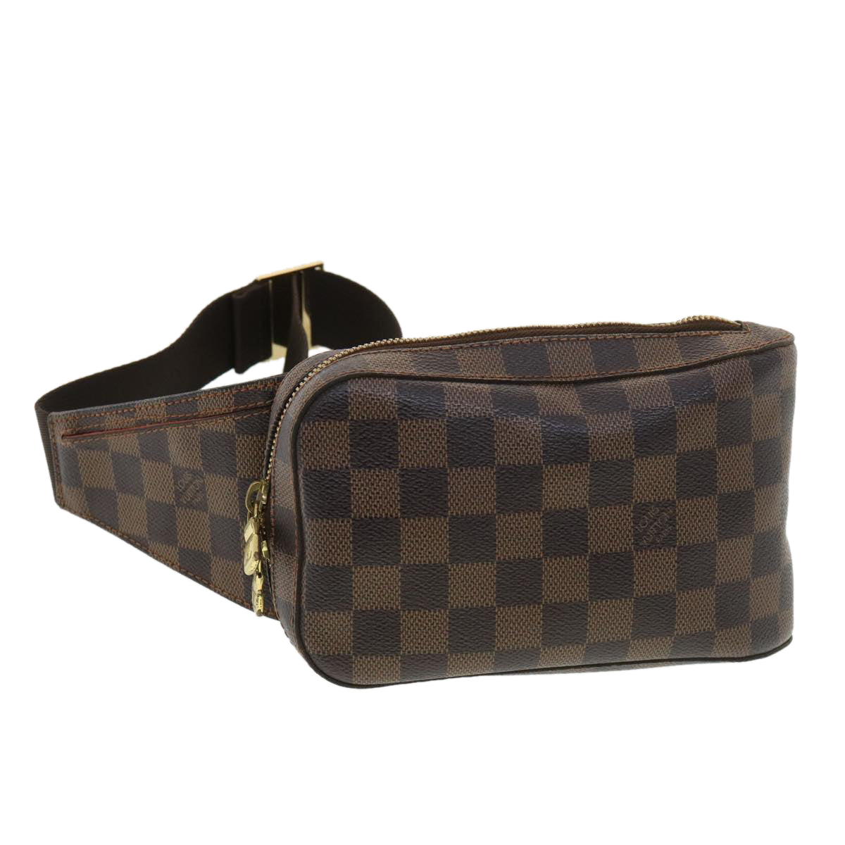 LOUIS VUITTON Damier Ebene Geronimos Shoulder Bag N51994 LV Auth am4138